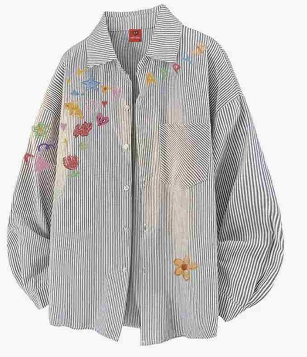 Artistic Stripe Shirt